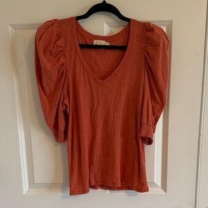 Nation LTD Rust Short Sleeve Top